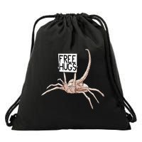 Free Hugs Alien Drawstring Bag