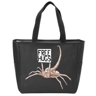 Free Hugs Alien Zip Tote Bag
