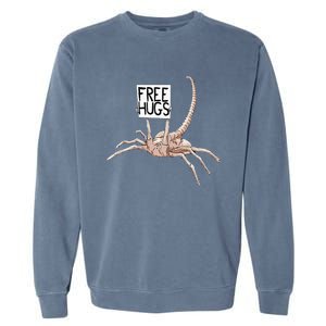 Free Hugs Alien Garment-Dyed Sweatshirt