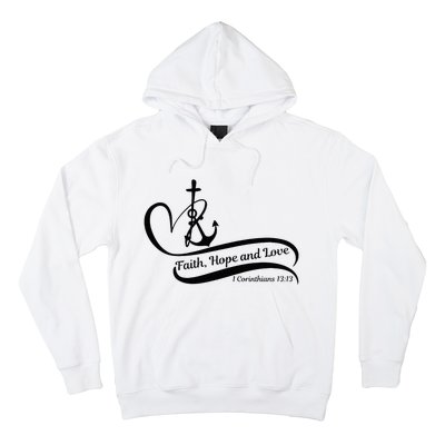 Faith Hope And Love Hoodie