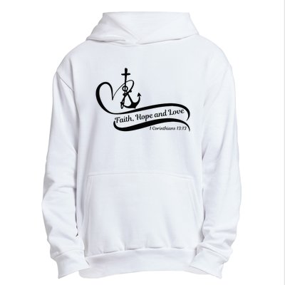 Faith Hope And Love Urban Pullover Hoodie