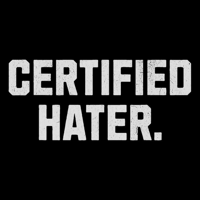 Funny Hating And Certified Hater 16 in Basic Backpack