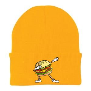 Funny Hamburger Art Women Cheeseburger Lover Knit Cap Winter Beanie