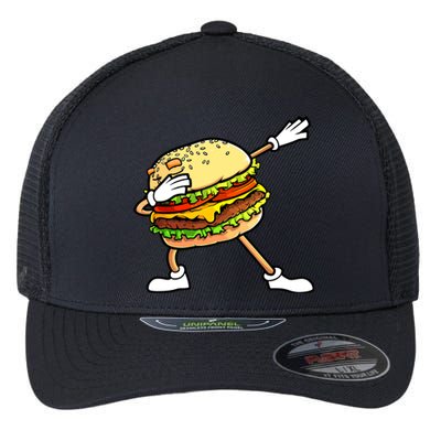 Funny Hamburger Art Women Cheeseburger Lover Flexfit Unipanel Trucker Cap