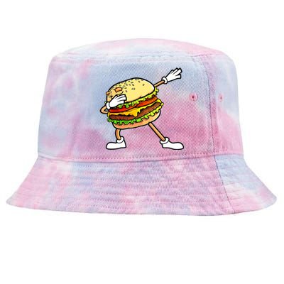 Funny Hamburger Art Women Cheeseburger Lover Tie-Dyed Bucket Hat