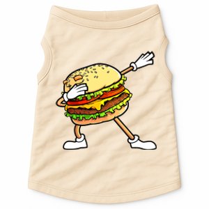 Funny Hamburger Art Women Cheeseburger Lover Doggie Tank