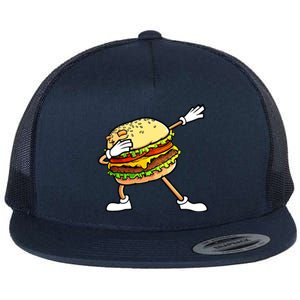 Funny Hamburger Art Women Cheeseburger Lover Flat Bill Trucker Hat