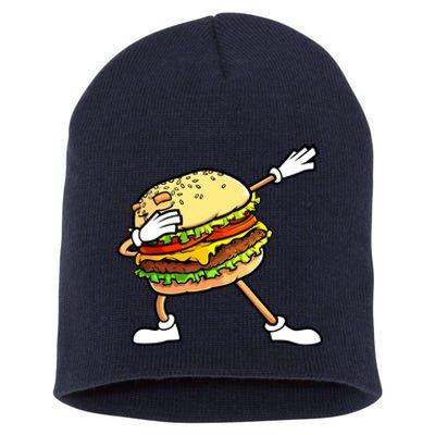 Funny Hamburger Art Women Cheeseburger Lover Short Acrylic Beanie