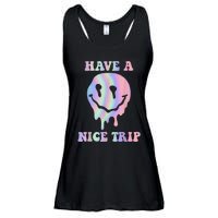 Funny Have A Nice Trip LSD MDMA Psychedelic Drug Ladies Essential Flowy Tank