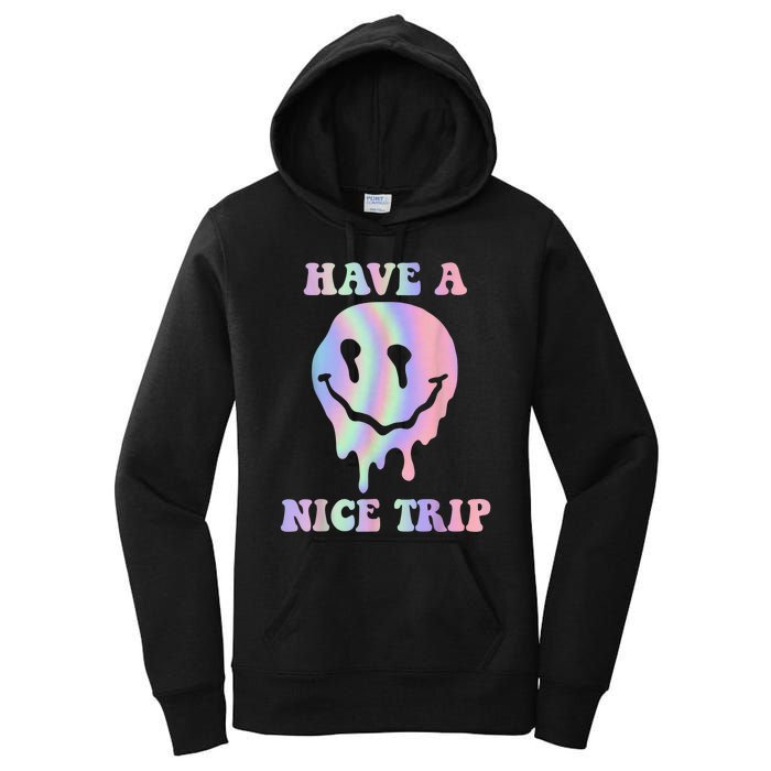 Funny Have A Nice Trip LSD MDMA Psychedelic Drug Women's Pullover Hoodie