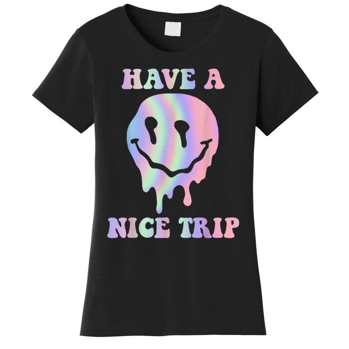 Funny Have A Nice Trip LSD MDMA Psychedelic Drug Women's T-Shirt