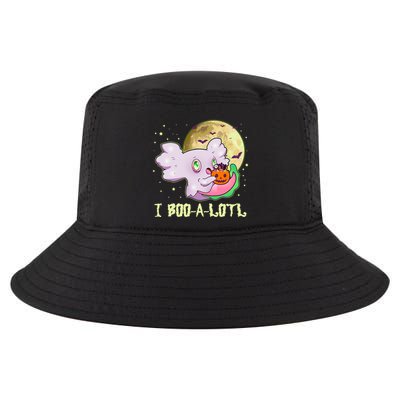 Funny Halloween Axolotl Ghost I Boo A Lotl Cool Comfort Performance Bucket Hat