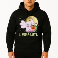 Funny Halloween Axolotl Ghost I Boo A Lotl Hoodie