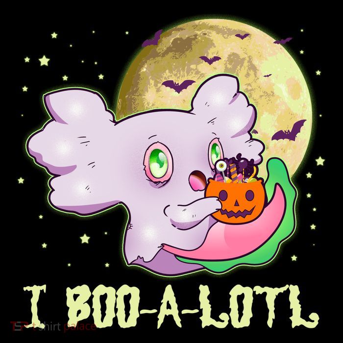 Funny Halloween Axolotl Ghost I Boo A Lotl 7-Panel Snapback Hat