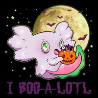 Funny Halloween Axolotl Ghost I Boo A Lotl Mug