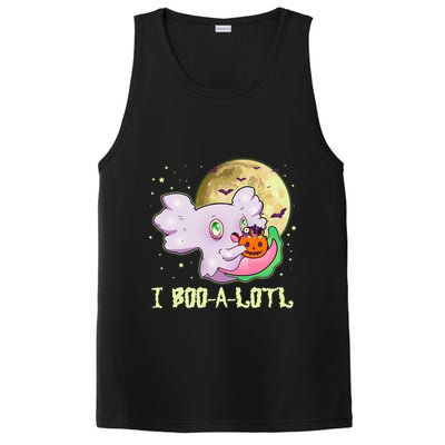 Funny Halloween Axolotl Ghost I Boo A Lotl PosiCharge Competitor Tank