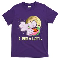Funny Halloween Axolotl Ghost I Boo A Lotl T-Shirt