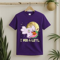 Funny Halloween Axolotl Ghost I Boo A Lotl T-Shirt