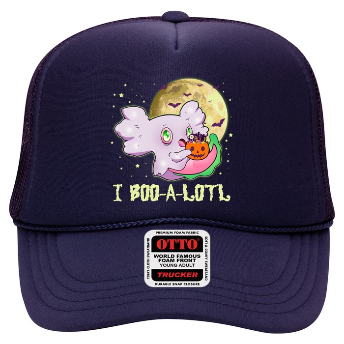 Funny Halloween Axolotl Ghost I Boo A Lotl Hat