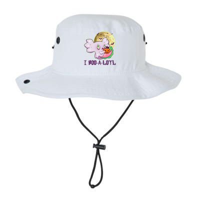 Funny Halloween Axolotl Ghost I Boo A Lotl Legacy Cool Fit Booney Bucket Hat