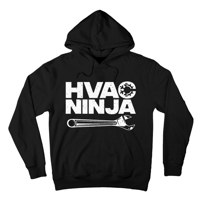 Funny Hvac Art Air Condition Lover Hvac Technician Hoodie