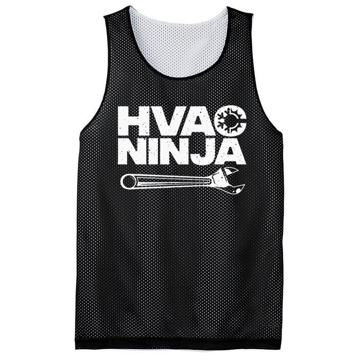 Funny Hvac Art Air Condition Lover Hvac Technician Mesh Reversible Basketball Jersey Tank