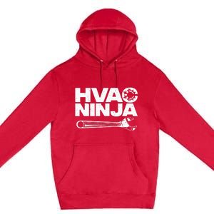 Funny Hvac Art Air Condition Lover Hvac Technician Premium Pullover Hoodie