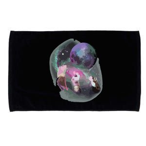 Ferrets Howling At The Moon Funny Ferret Microfiber Hand Towel