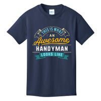 Funny Handyman Awesome Job Occupation Graduation Kids T-Shirt