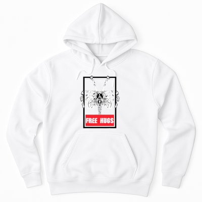 Free Hugs Alien Sci Fi Valentines Hoodie