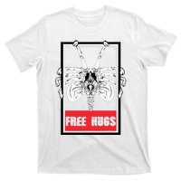 Free Hugs Alien Sci Fi Valentines T-Shirt