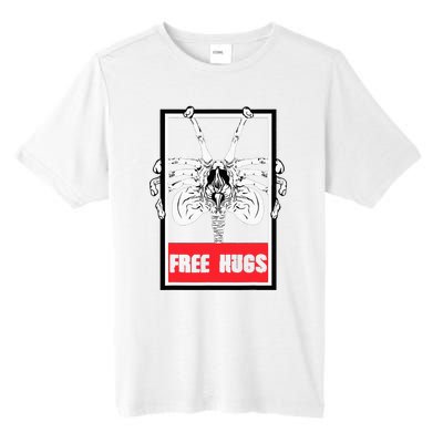 Free Hugs Alien Sci Fi Valentines Tall Fusion ChromaSoft Performance T-Shirt