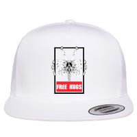 Free Hugs Alien Sci Fi Valentines Flatbill Hat
