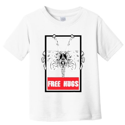 Free Hugs Alien Sci Fi Valentines Toddler T-Shirt