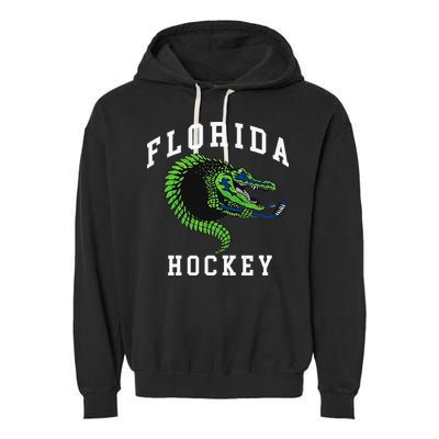 Florida Hockey Alligator Garment-Dyed Fleece Hoodie