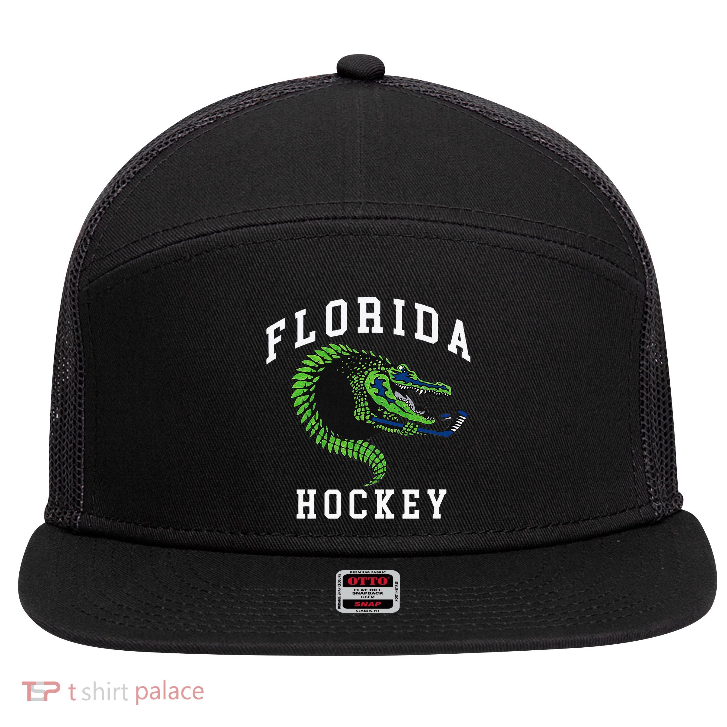 Florida Hockey Alligator 7 Panel Mesh Trucker Snapback Hat