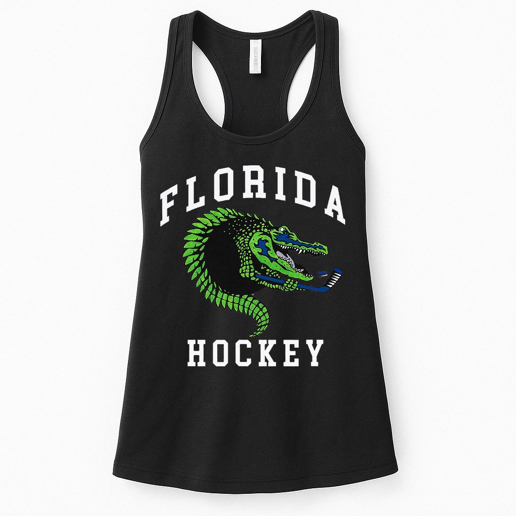 Florida Hockey Alligator Womens Tank Top