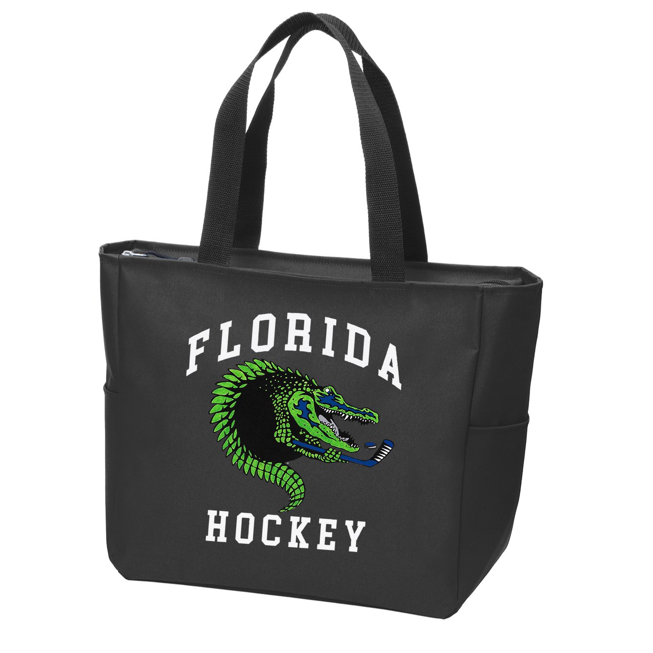 Florida Hockey Alligator Zip Tote Bag