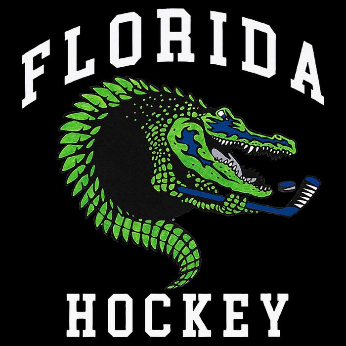 Florida Hockey Alligator Zip Tote Bag