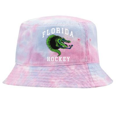 Florida Hockey Alligator Tie-Dyed Bucket Hat