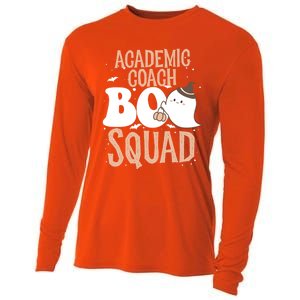 Funny Halloween Academic Coach Boo Squad Costume Teacher Meaningful Gift Cooling Performance Long Sleeve Crew