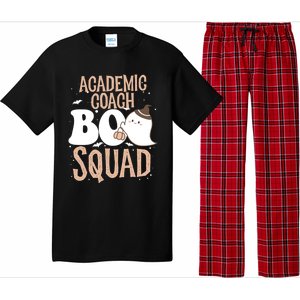 Funny Halloween Academic Coach Boo Squad Costume Teacher Meaningful Gift Pajama Set