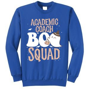 Funny Halloween Academic Coach Boo Squad Costume Teacher Meaningful Gift Sweatshirt