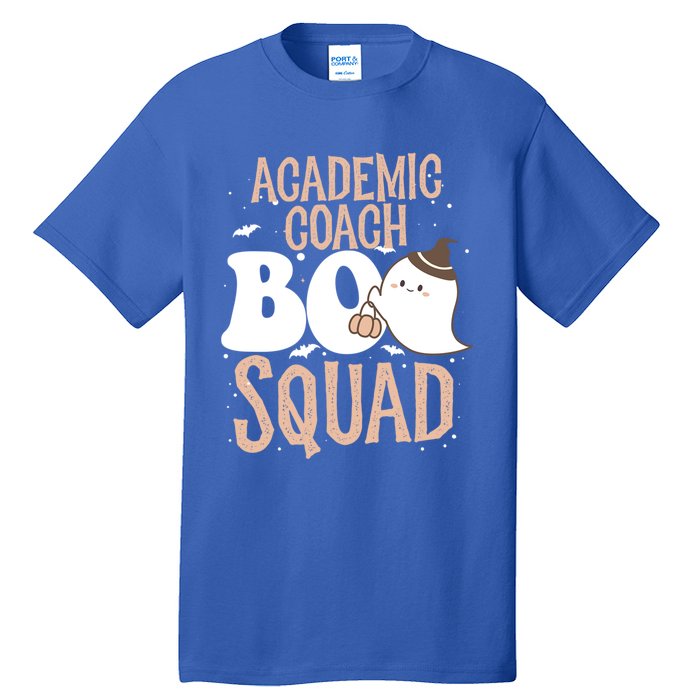 Funny Halloween Academic Coach Boo Squad Costume Teacher Meaningful Gift Tall T-Shirt