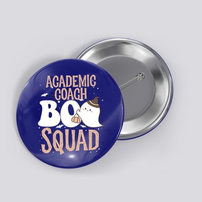 Funny Halloween Academic Coach Boo Squad Costume Teacher Meaningful Gift Button