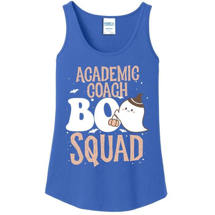 Funny Halloween Academic Coach Boo Squad Costume Teacher Meaningful Gift Ladies Essential Tank