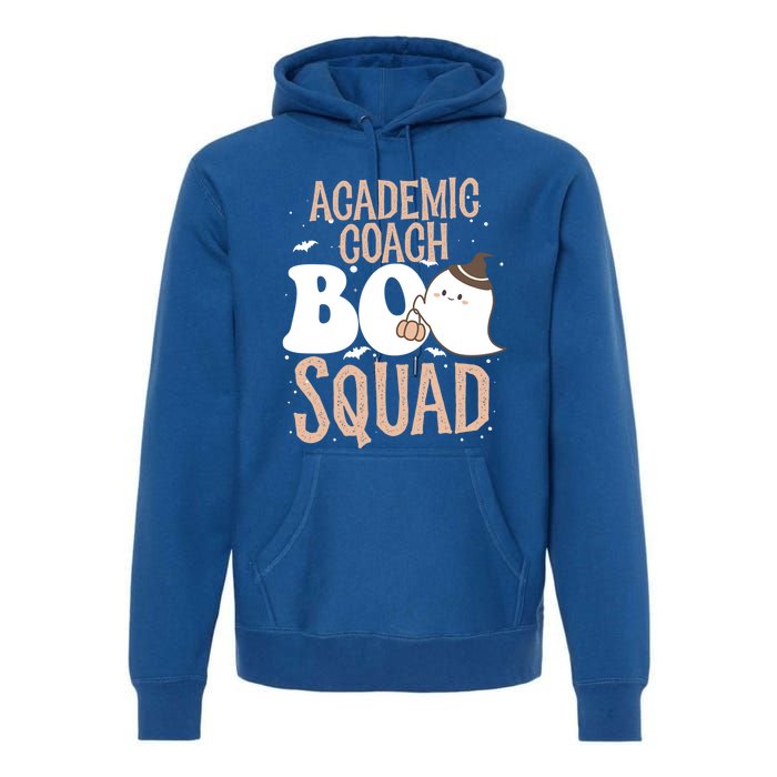 Funny Halloween Academic Coach Boo Squad Costume Teacher Meaningful Gift Premium Hoodie