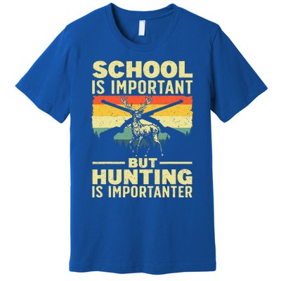 Funny Hunting Art For Deer Hunter Wildlife Hunting Premium T-Shirt