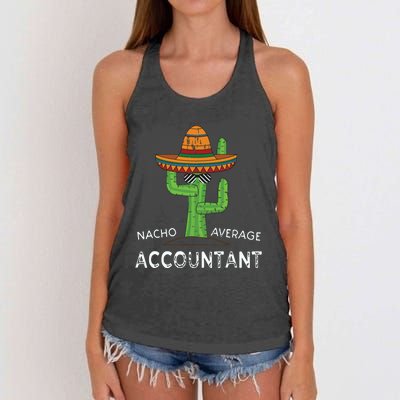 Fun Hilarious Accounting Humor Funny Accountant Women's Knotted Racerback Tank