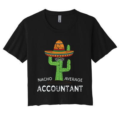 Fun Hilarious Accounting Humor Funny Accountant Women's Crop Top Tee